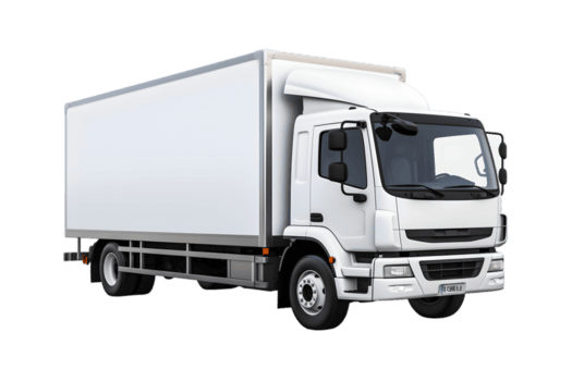 delivery truck isolated on a transparent background png